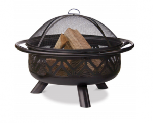 oil rubbed bronze wood fire pit